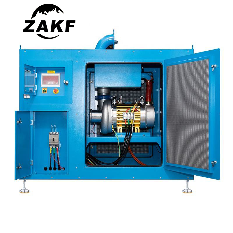 ZAKF 670HP 502KW 130M3 / min Lévitation magnétique Blower portant le traitement des eaux usées Compresseur Maglev Turbo Centrifuge
