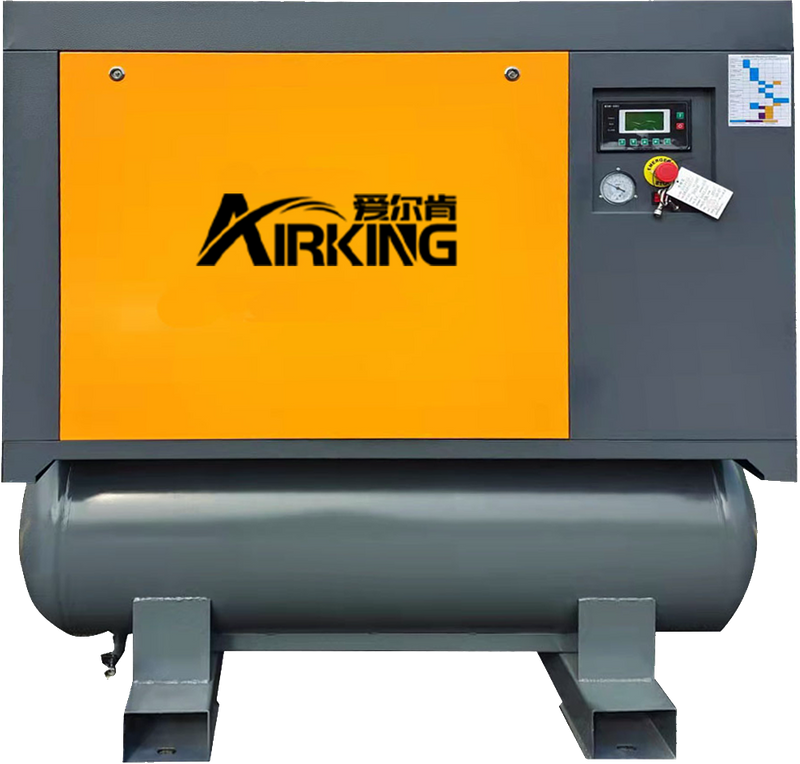 Compresseur d'air à vis 10HP 8Bar AIRKING 3in1 sécheur intégré avec réservoir récepteur d'air