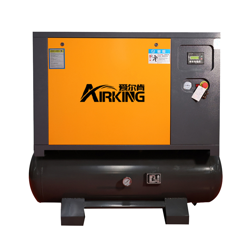 Compresseur d'air à vis 10HP 8Bar AIRKING 3in1 sécheur intégré avec réservoir récepteur d'air