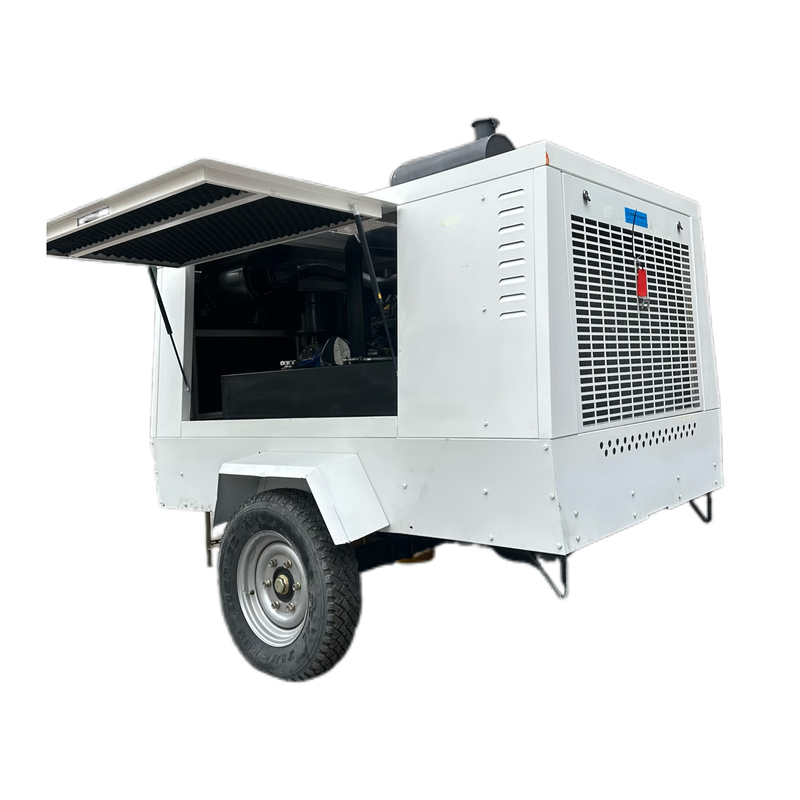 Compresseur Airking Vente à chaud Compresseur Diesel Portable Quality Good Prix Nouveau produit populaire 10bar 11m3 / min 110kw Diesel Air Compressor Vis Portable Machines